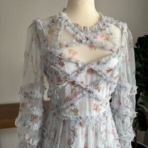 Scatter Ditsy Maxi Dress Needle & Thread NWT